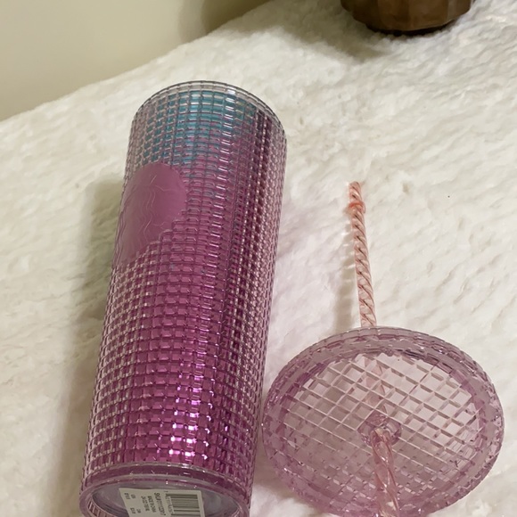 Starbucks Summer Blue/Pink Grid Tumbler - Picture 9 of 9